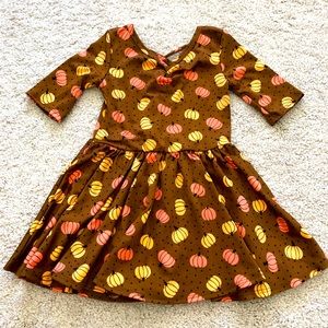 Dot Dot Smile pumpkin ballerina dress